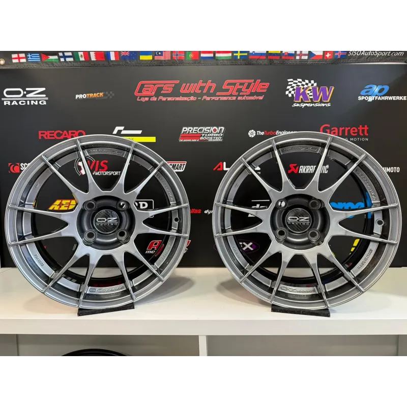 OZ ULTRALEGGERA 17×7 4×100 ET37 CRYSTAL TITANIUM