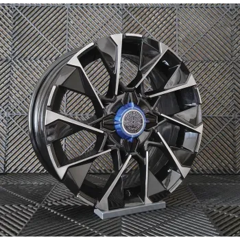 Pesa Wheels 17×7 ET35 4X100 -BLACK MACHINED FACE + BLACK OIL