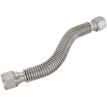 PSR -12AN -10AN Stainless Steel Turbo Oil Drain/Return flexible Pipe 300mm/450mm/600mm
