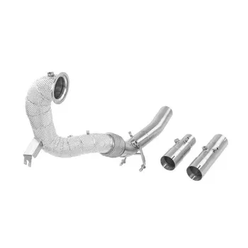 Downpipe Alpha Competition com Protector termico para Golf 7 GTI / Leon 3 Cupra / Octavia VRS