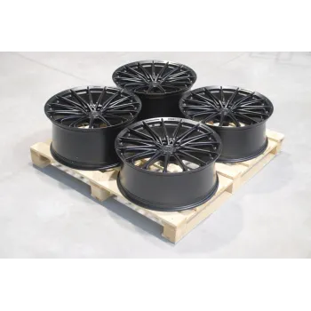 Set of VSR4 22x9 ET13 + 22x10,5 ET25 5x112 Satin Black