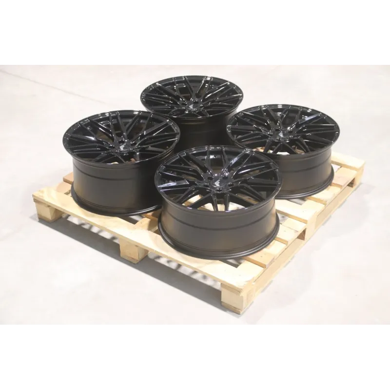 Set of JR28 20x8,5 ET30 + 20x10 ET30 5x112 Gloss Black