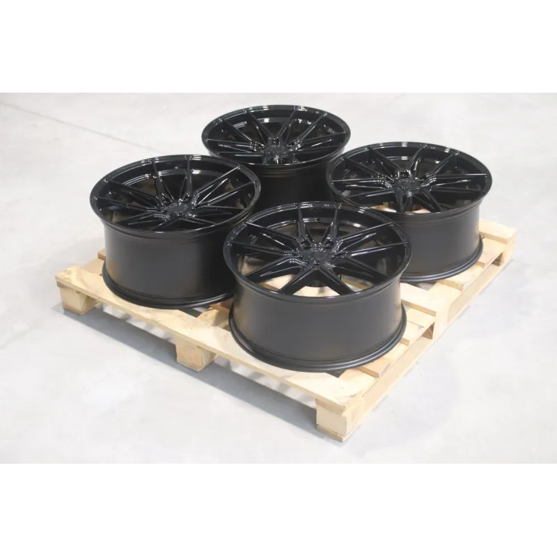 Set of JR44 21x9,5 ET35 + 21x10,5 ET30 5x112 Gloss Black