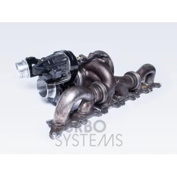 BMW B58B30 F2X, F3X, G30, G1X, Turbosystems Hybrid Turbocharger Stage 1, 2 & 3 - Stage 2 + intake pipe with exchange