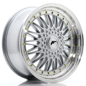 JR Wheels JR9 18x8 ET35 5x120 Silver w/ Machined Lip