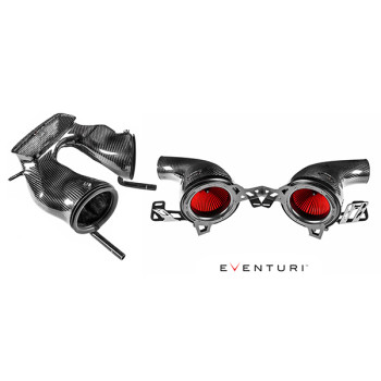 EVENTURI KIT ADMISSÃO CARBONO PORSCHE 911 991.1 / 991.2 TURBO / TURBO S