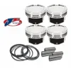 JE Pistões Forjados FSR VAG 2.0TFSI EA113 CR 10,3:1 Pin:20mm / Kit de 4 Pistões