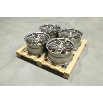 Set of CVR2 19x9 ET30 5x112 Brushed Titanium