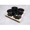 Set of CVR4 20x8,5 ET35 + 20x9,5 ET28 5x120 Gloss Black