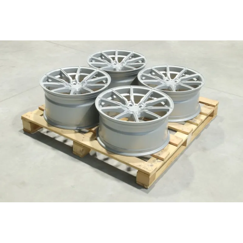 Set of CVR4 20x9,5 ET22 + 20x10,5 ET35 5x120 Matt Silver
