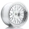 JR Wheels JR10 17x9 ET25-30 BLANK Silver Machined Face