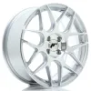 JR Wheels JR18 17x7 ET40 4x100 Silver Machined Face