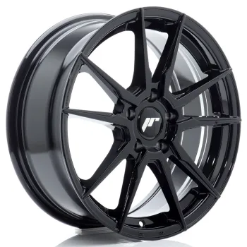 JR Wheels JR21 17x7 ET40 5x100 Gloss Black