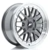 JR Wheels JR23 17x7,5 ET20-40 4H BLANK Hyper Gray w/ Machined Lip