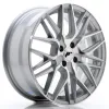 JR Wheels JR28 17x7 ET40 4x100 Silver Machined Face
