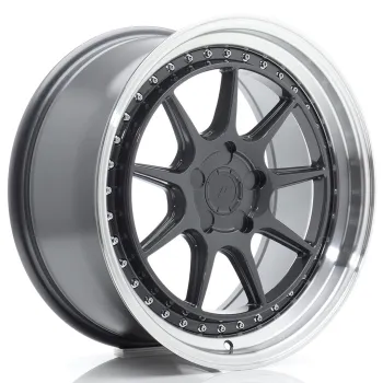 JR Wheels JR47 18x8,5 ET15-35 5H BLANK Hyper Gray w/ Machined Lip