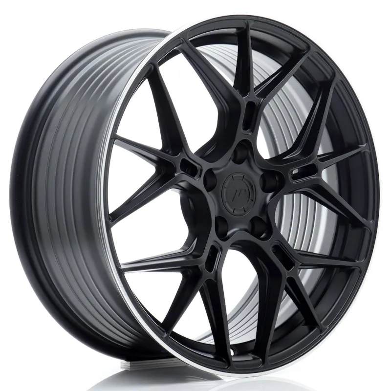 JR Wheels JR51 18x8 ET45 5x112 Satin Black w/ Machined Lip