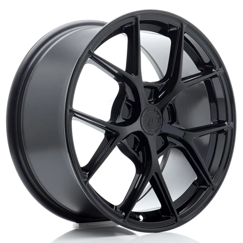 JR Wheels SL01 17x8 ET20-45 5H BLANK Gloss Black