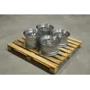 Set of JR10 15x8 ET20 + 15x9 ET0 4x108 Silver Machined Face