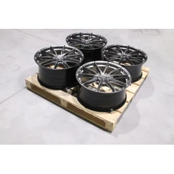 Set of JR37 21x9 ET41 + 21x10 ET40 5x108 Hyper Black