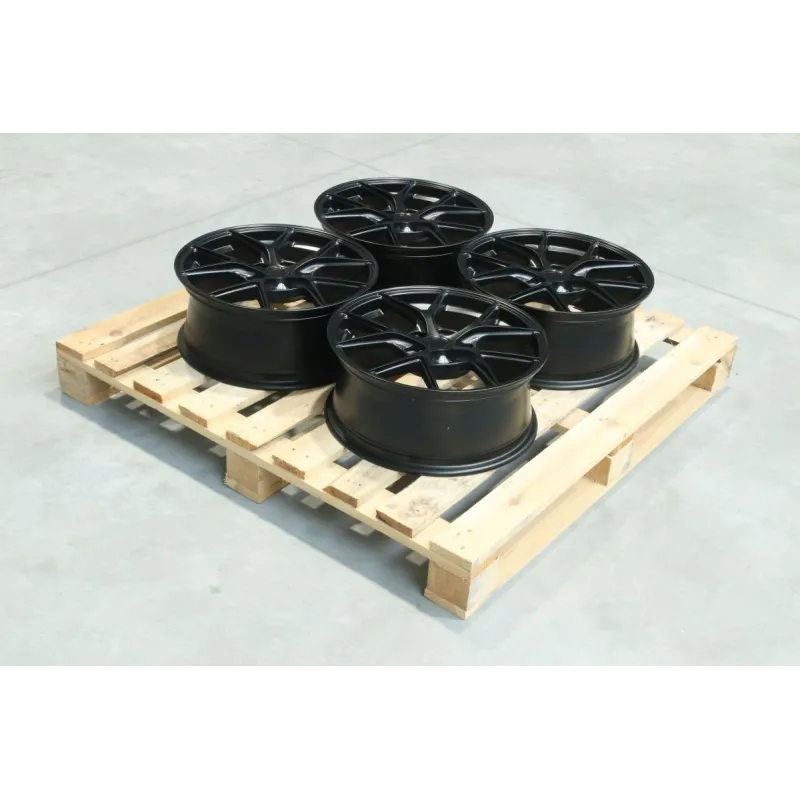 Set of SL01 18x8 ET29 + 18x8 ET40 5x114,3 Matt Black