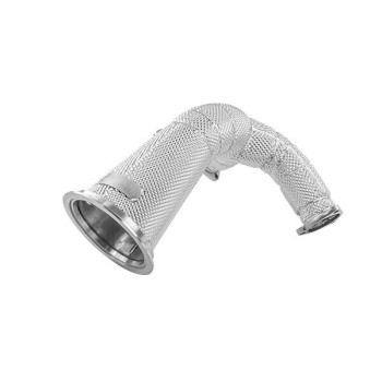 ALPHA COMPETITION Downpipe Sem Catalisador C/ Proteção Térmica AUDI S4 B9 / AUDI S5 B9 3.0TFSI