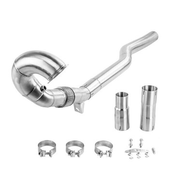 Downpipe Alpha Competition 3.5'' Para Audi S3 8V 2.0 TSI EA888.3 / TTS 8S / Leon 5F / Cupra 4x4 / VW Golf 7 R / 7.5R