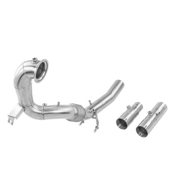 Downpipe Alpha Competition sem catalisador para Golf 8 GTI / Octavia NX VRS